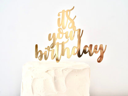 Resplendent Aurora | Its your Birthday cake topper