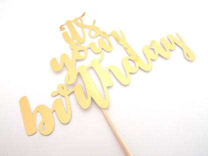 Resplendent Aurora | Its your Birthday cake topper