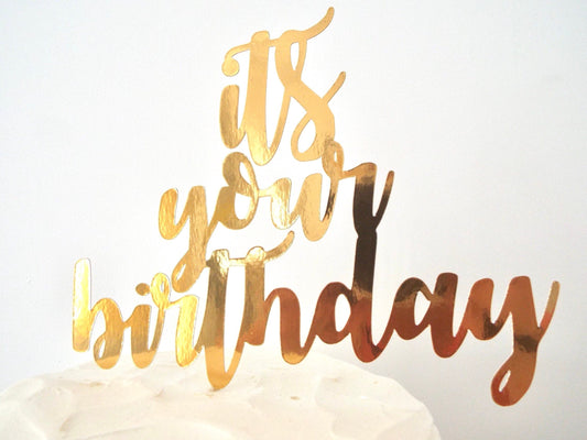 Resplendent Aurora | Its your Birthday cake topper