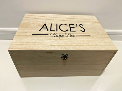 Resplendent Aurora | Personalised Recipe Box