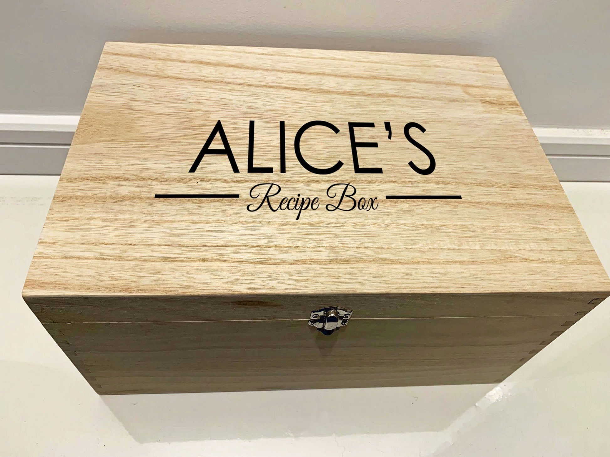 Resplendent Aurora | Personalised Recipe Box