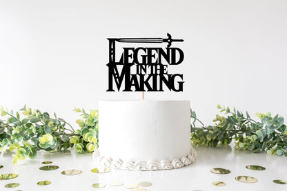 Resplendent Aurora | Legend in the Making Zelda Video Game Baby Cake Topper