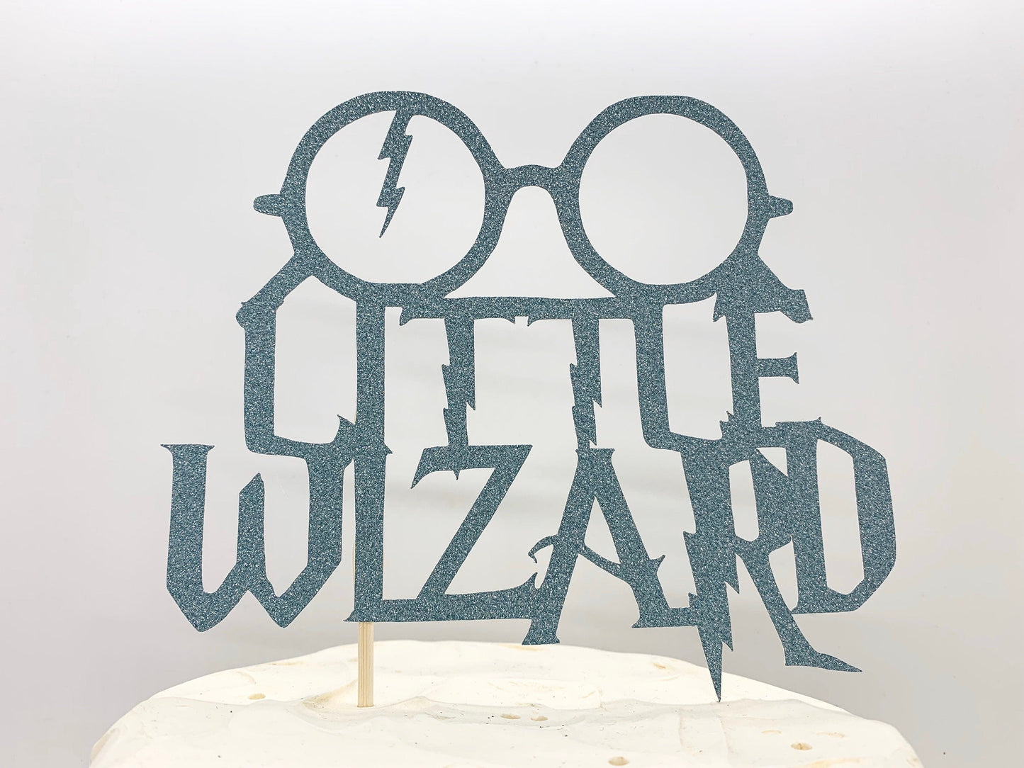 Resplendent Aurora | Little Witch or Wizard Baby Cake Topper