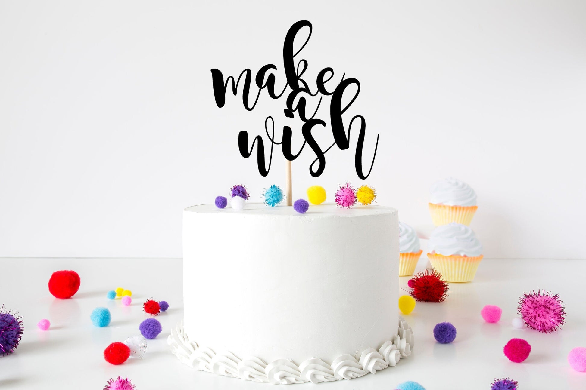 Resplendent Aurora | Make A Wish Birthday Cake Topper