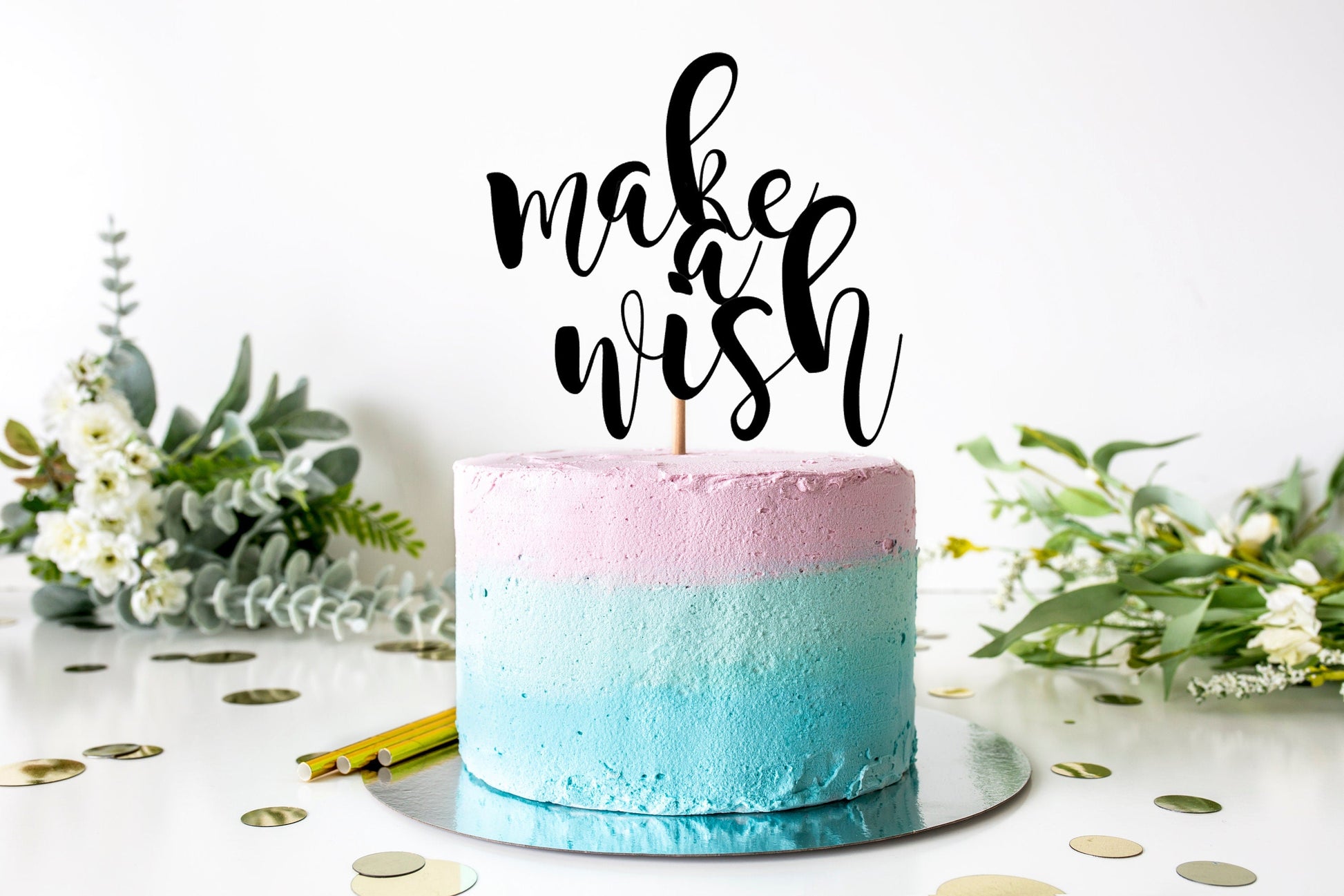 Resplendent Aurora | Make A Wish Birthday Cake Topper