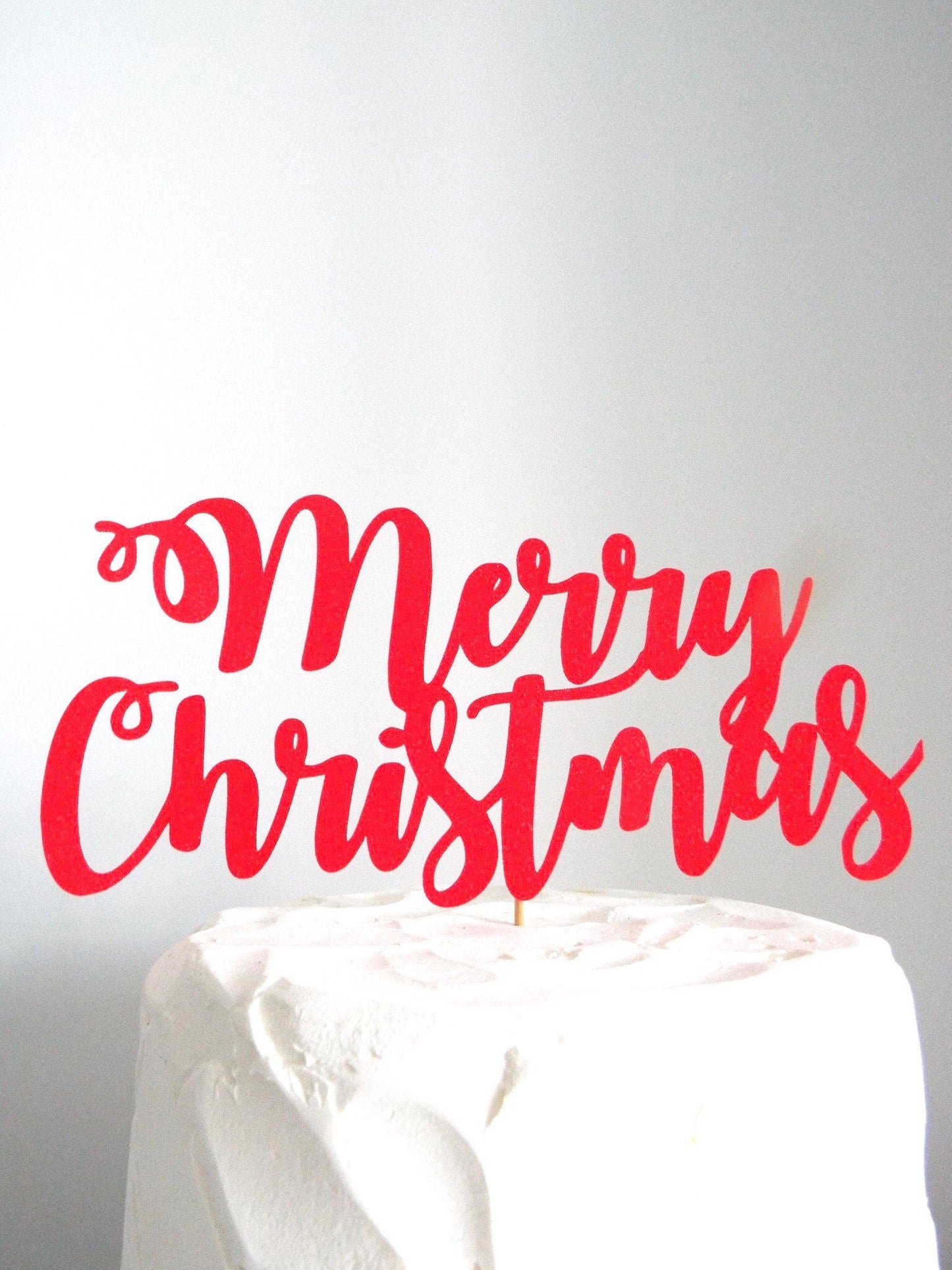 Resplendent Aurora | Merry Christmas Cake topper