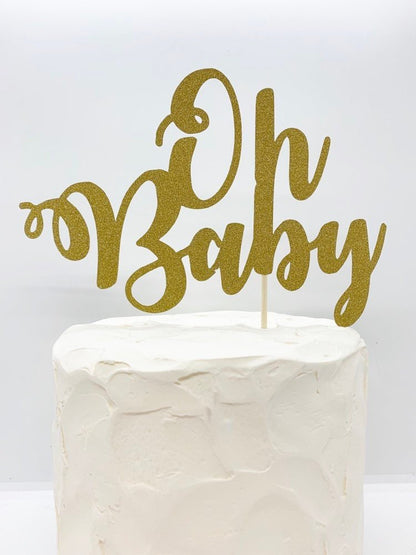 Resplendent Aurora | Oh Baby baby shower cake topper