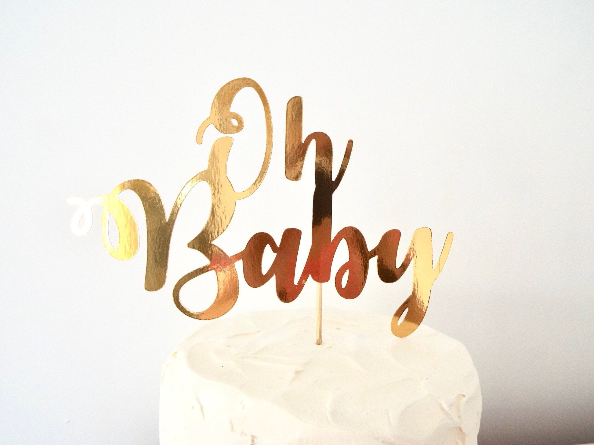 Resplendent Aurora | Oh Baby baby shower cake topper