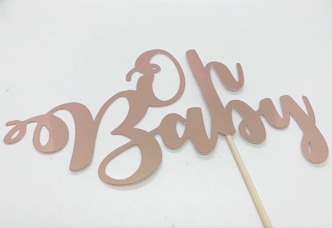 Resplendent Aurora | Oh Baby baby shower cake topper