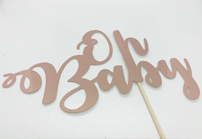 Resplendent Aurora | Oh Baby baby shower cake topper