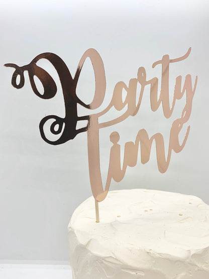 Resplendent Aurora | Party time birthday cake topper