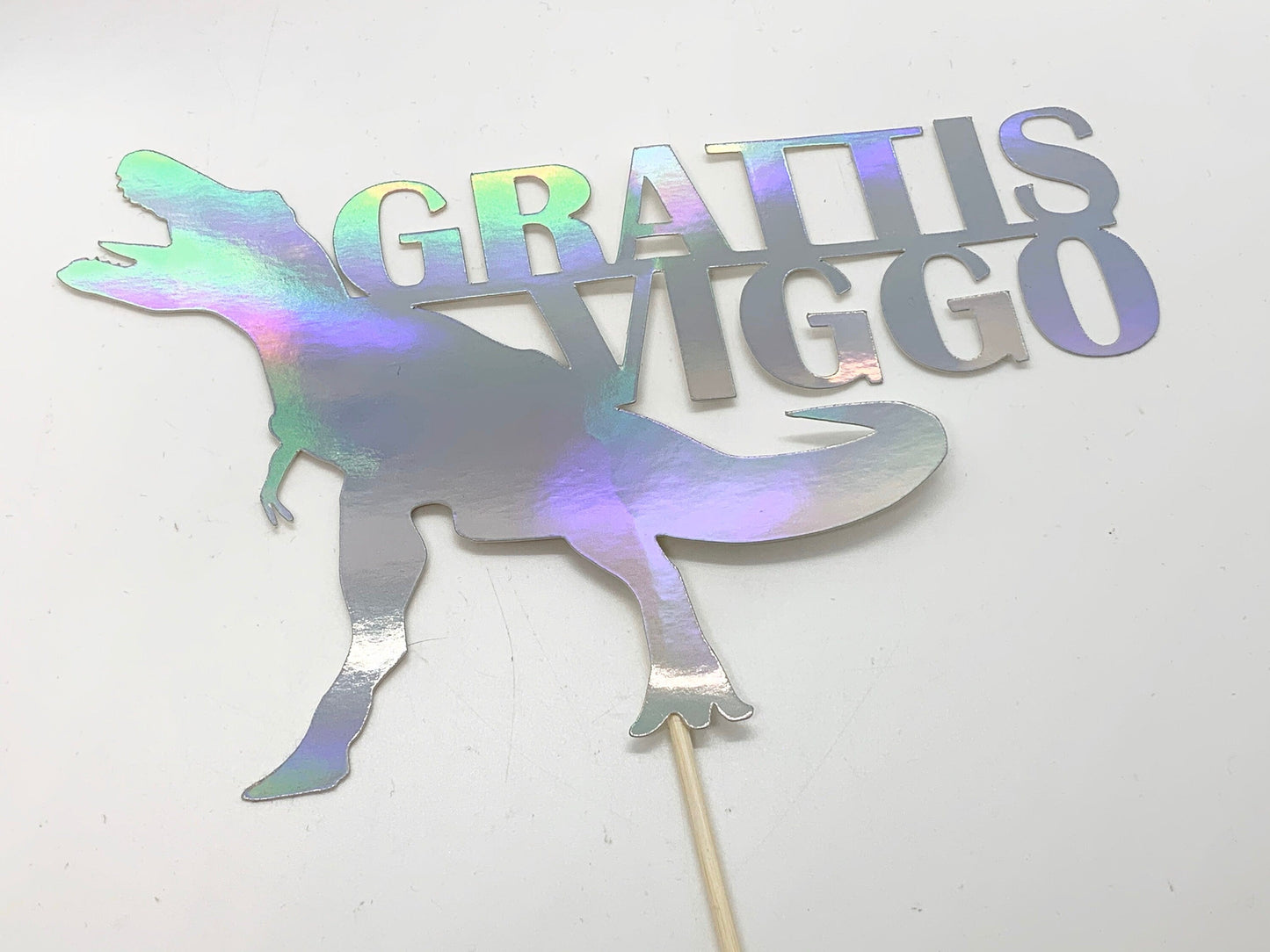 Resplendent Aurora | Personalised Dinosaur Cake Topper