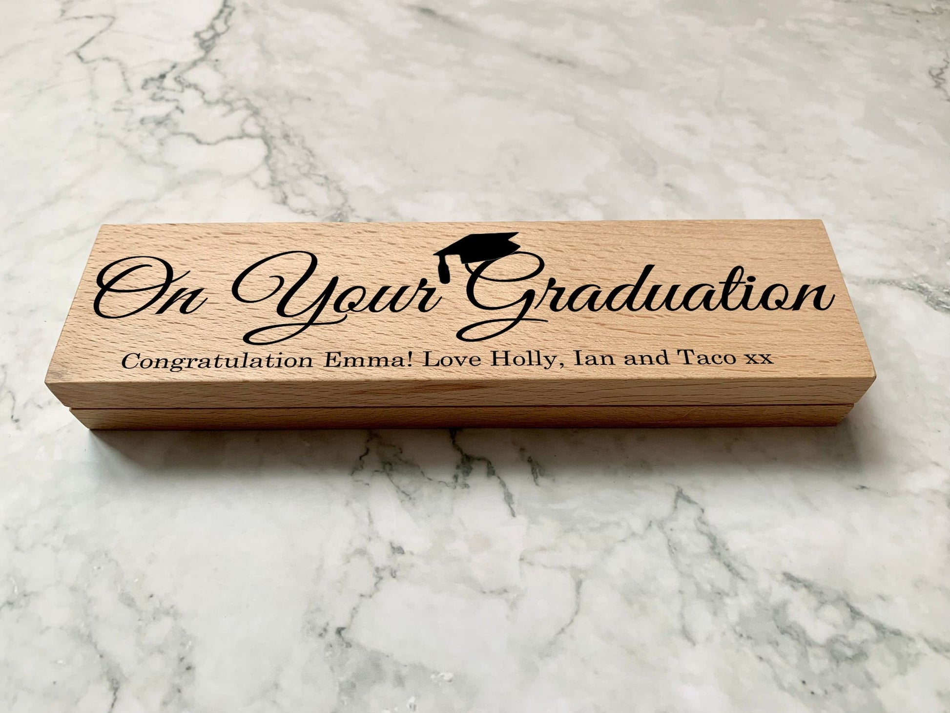 Personalised Engraved On Your Graduation Pen and Pencil Gift Set - Resplendent Aurora