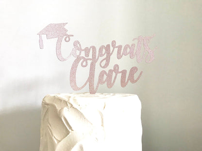 Resplendent Aurora | Personalised Graduation cake topper