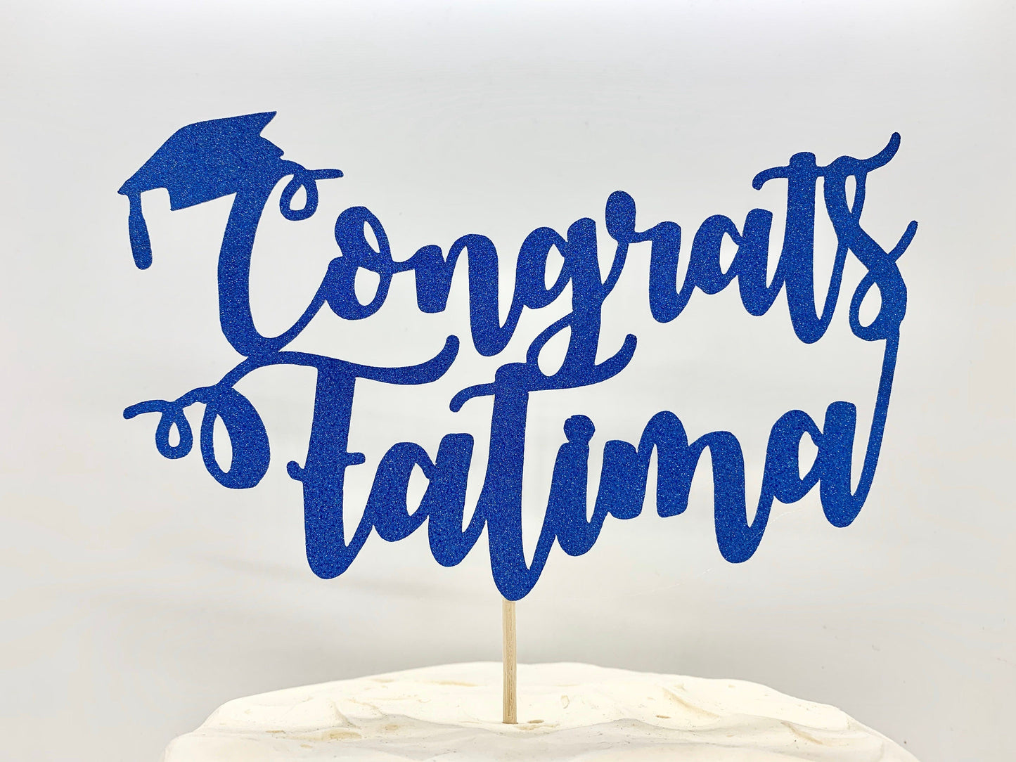 Resplendent Aurora | Personalised Graduation cake topper