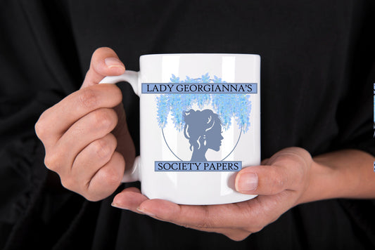 Personalised Lady Whistledown Society Papers Bridgerton Mug - Resplendent Aurora