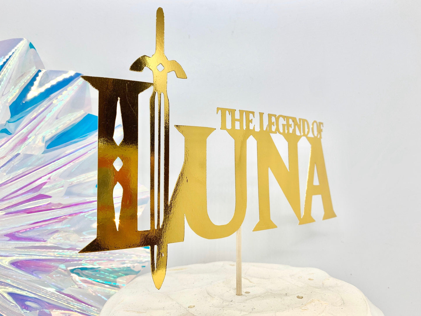 Resplendent Aurora | Personalised Legend of Zelda Video Game Cake Topper