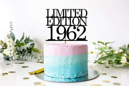 Resplendent Aurora | Personalised Limited Edition 1962 Sixty 60th birthday cake topper