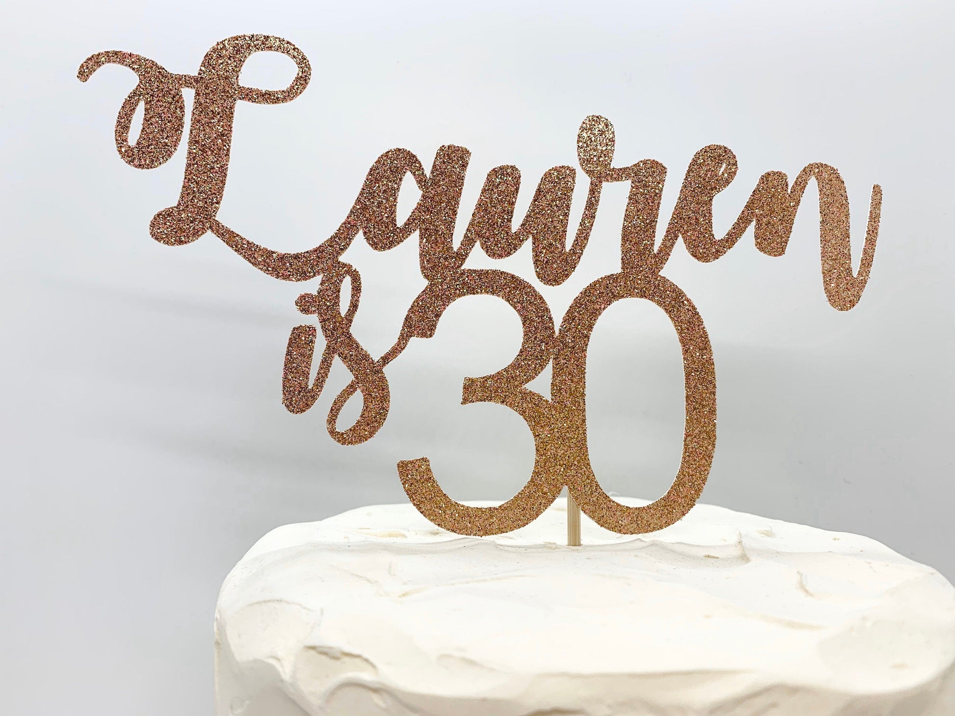 Resplendent Aurora | Personalised Name & Age Birthday Topper