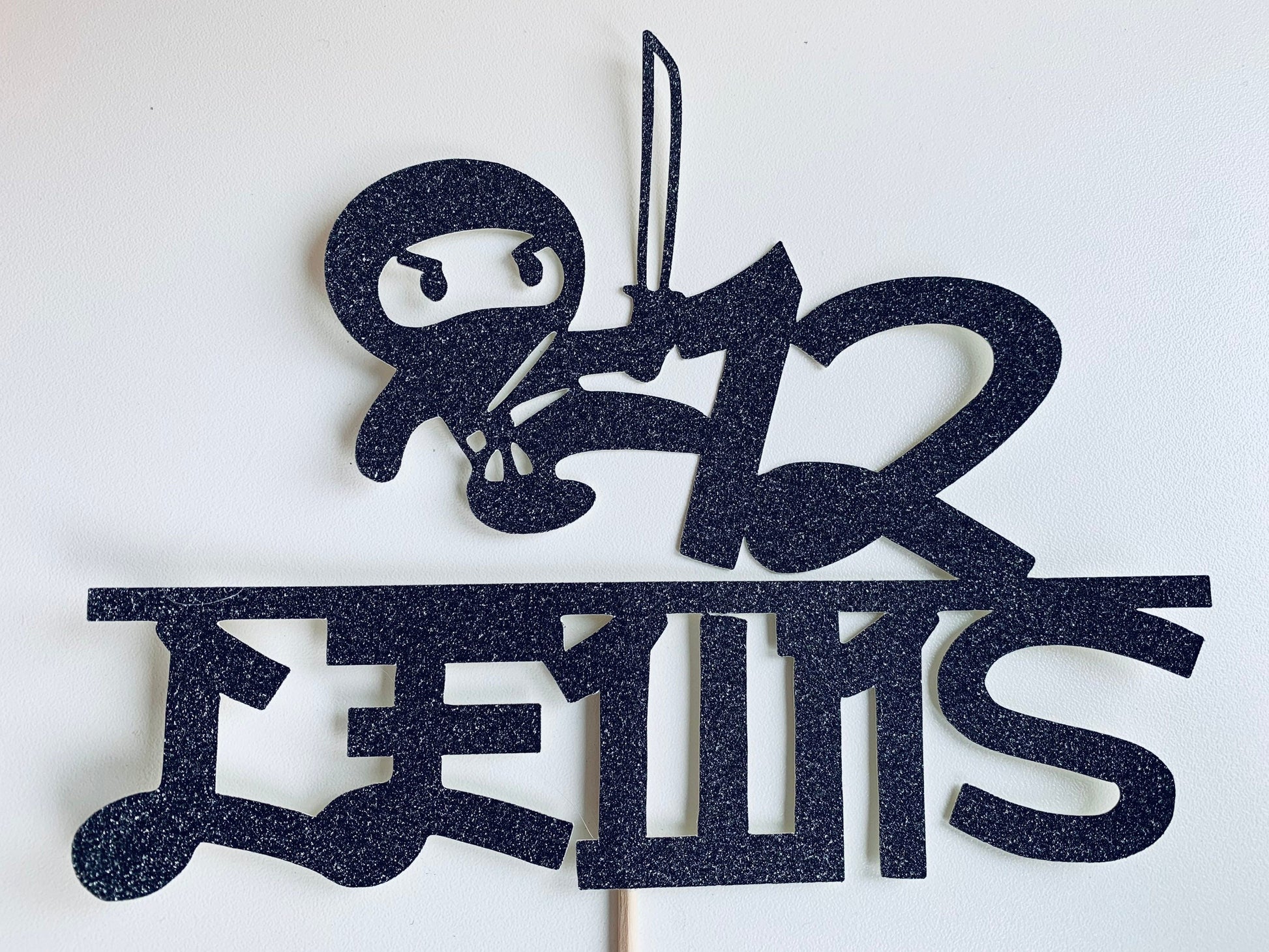 Resplendent Aurora | Personalised Ninja Birthday Cake Topper