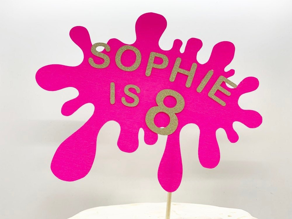 Resplendent Aurora | Personalised Slime Birthday Cake Topper