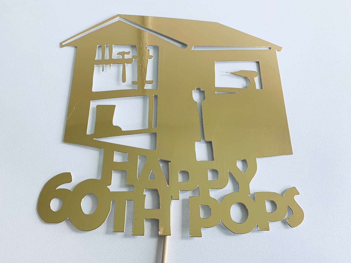 Resplendent Aurora | Personalised Tool Shed DIY Birthday Cake Topper