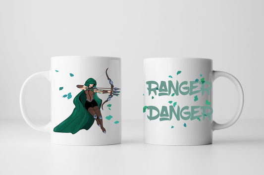 Ranger Danger Elf Ranger D&D Mug - Resplendent Aurora