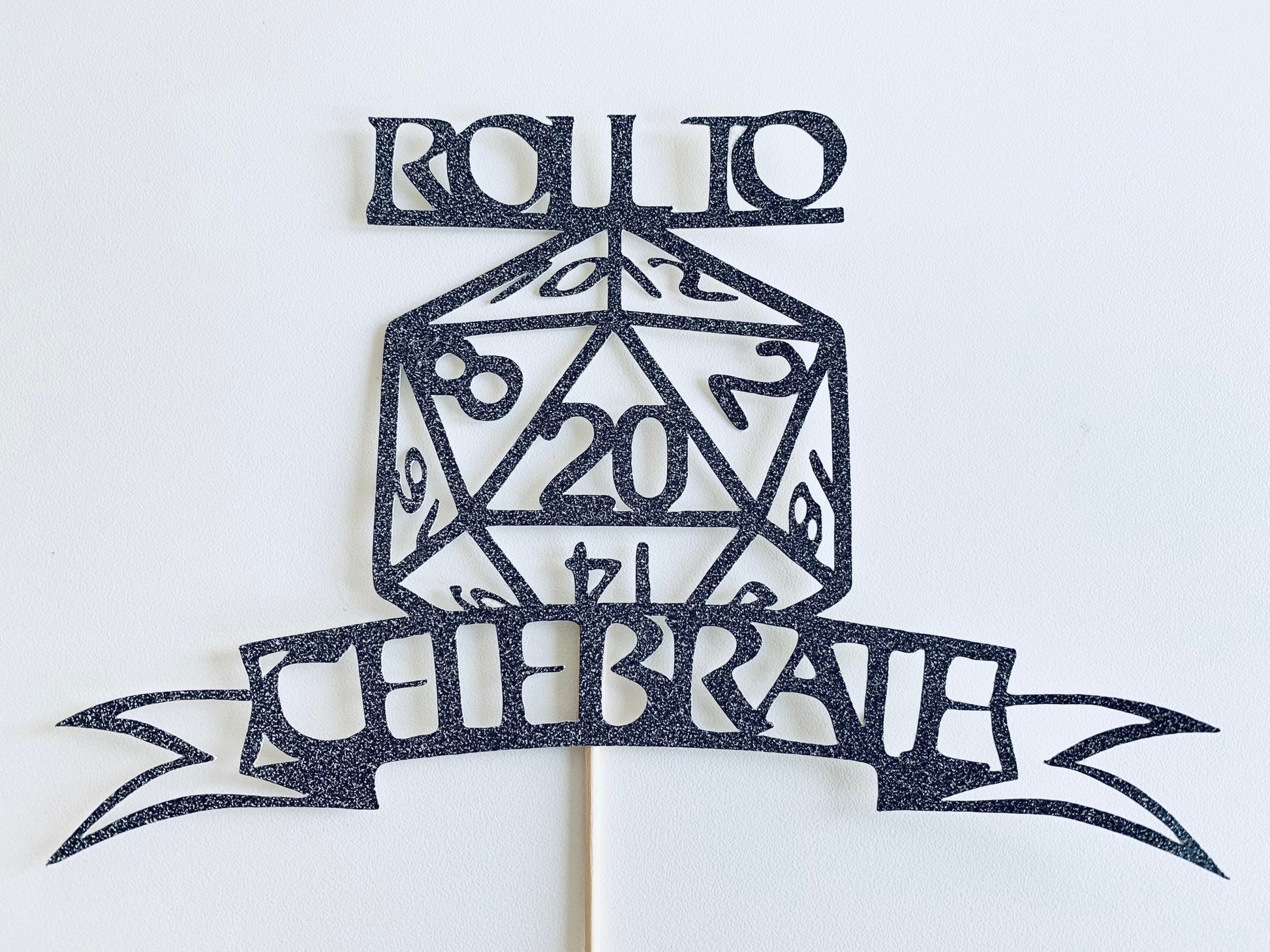 Resplendent Aurora | Roll To Celebrate D&D birthday cake topper