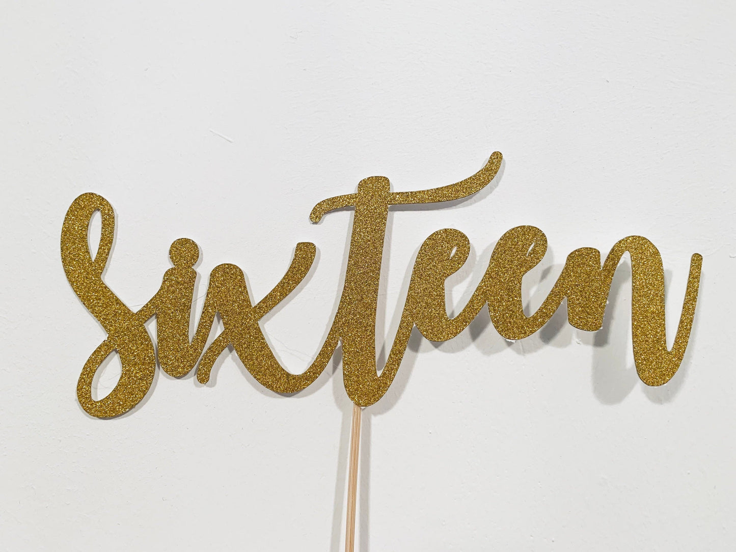 Resplendent Aurora | Sixteen Age 16th Sixteenth Birthday Cake Topper