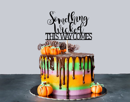 Resplendent Aurora | Something Wicked This Way Comes Halloween cake topper