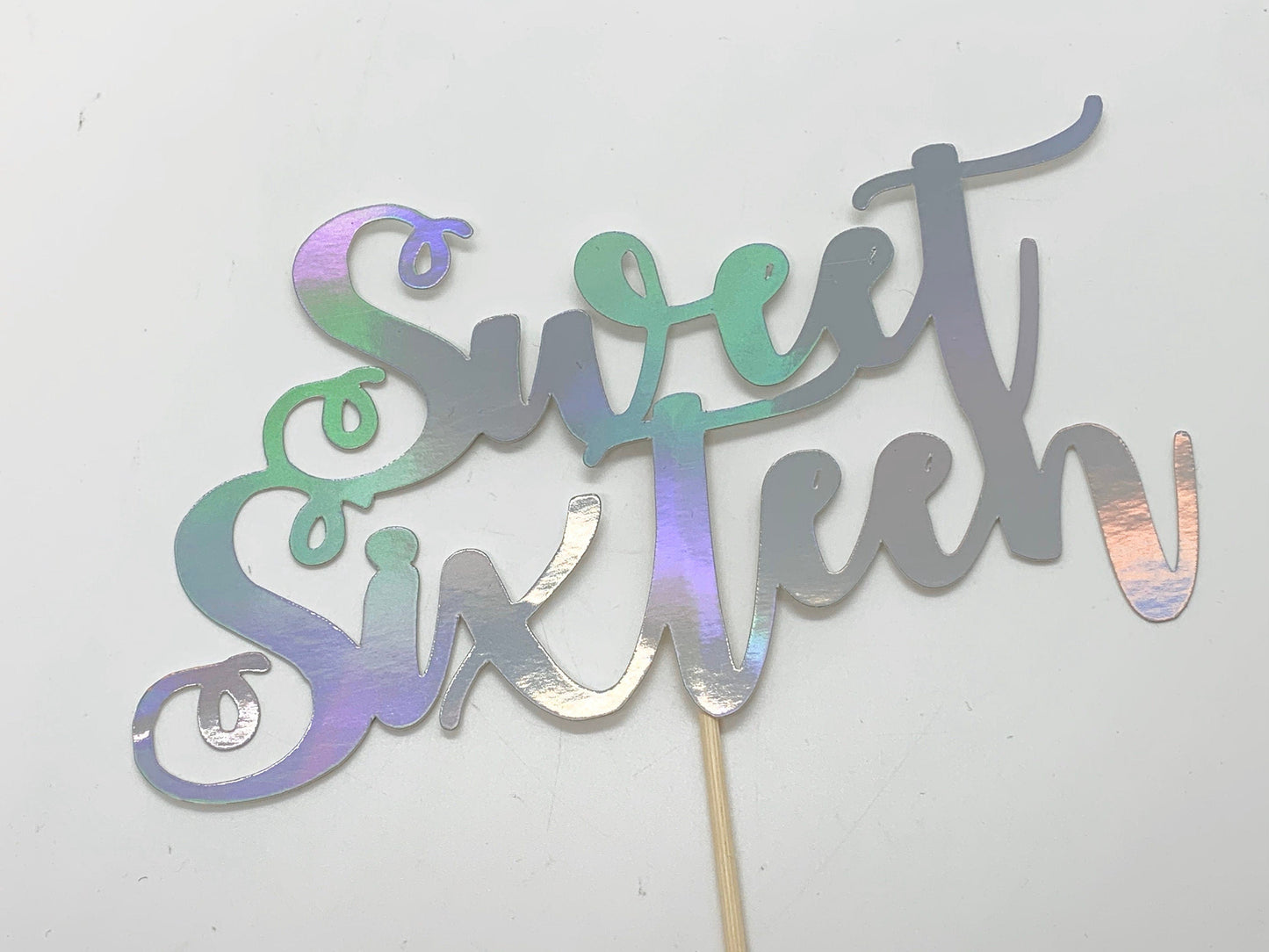 Resplendent Aurora | Sweet Sixteen birthday cake topper