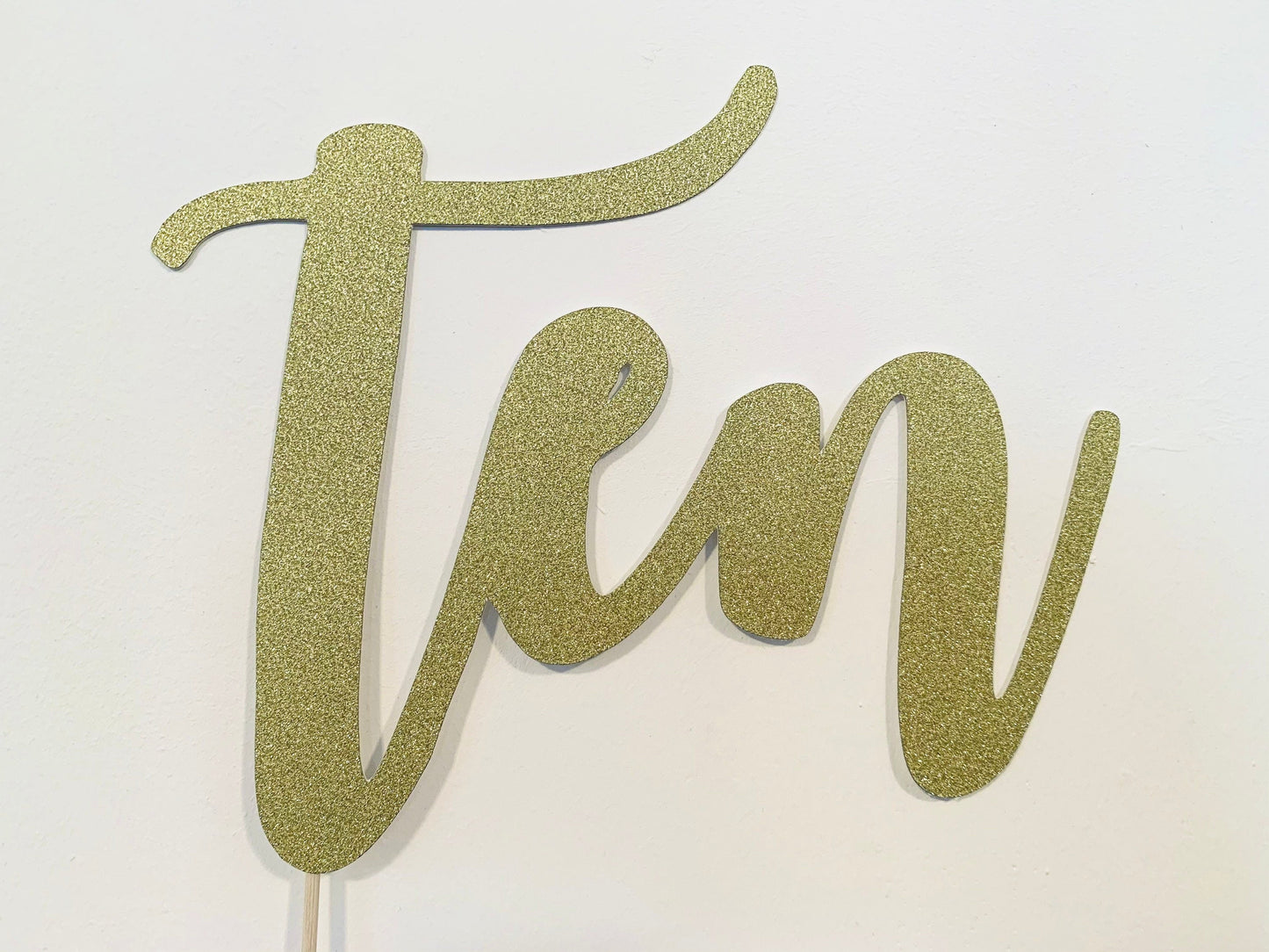 Resplendent Aurora | Ten Age Tenth 10th Birthday Cake Topper