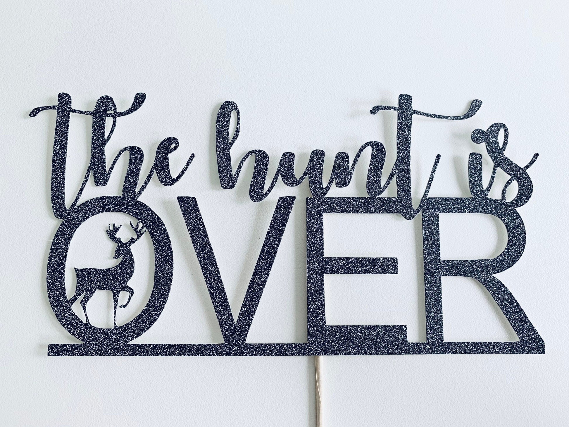 Resplendent Aurora | The Hunt is Over Stag Party Cake Topper