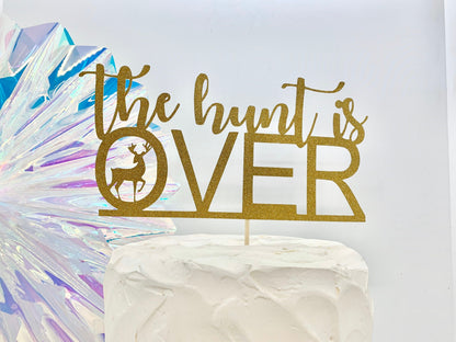 Resplendent Aurora | The Hunt is Over Stag Party Cake Topper