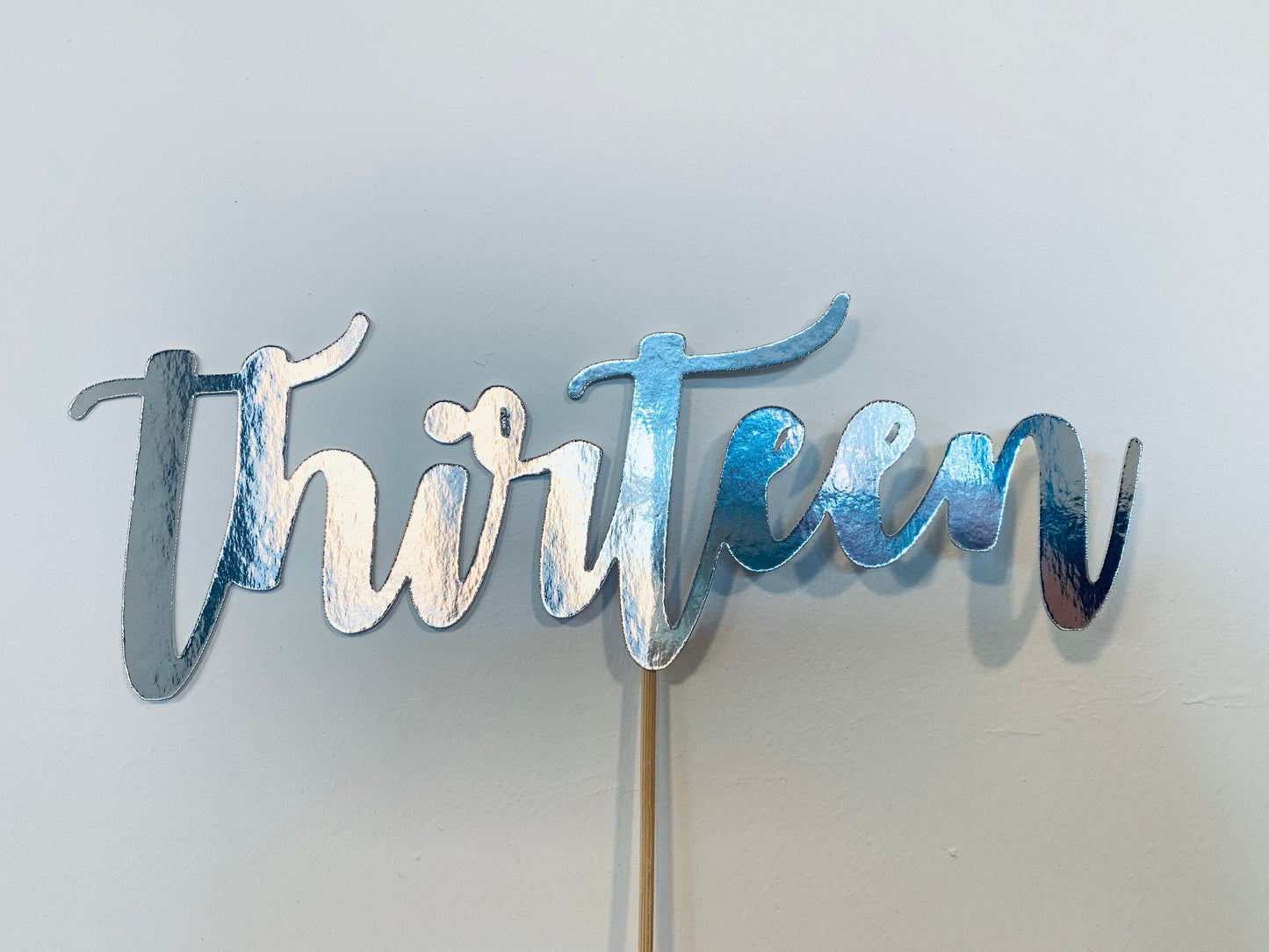 Resplendent Aurora | Thirteen Age 13th Thirteenth Birthday Cake Topper