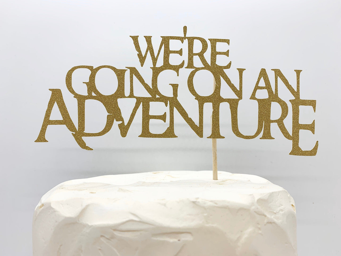 Resplendent Aurora | We're going on an Adventure Wedding Cake Topper