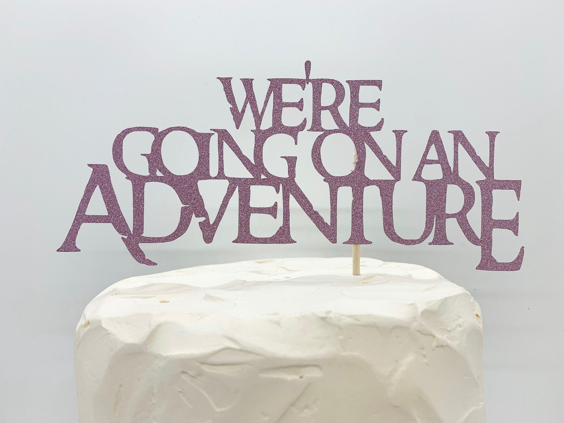 Resplendent Aurora | We're going on an Adventure Wedding Cake Topper