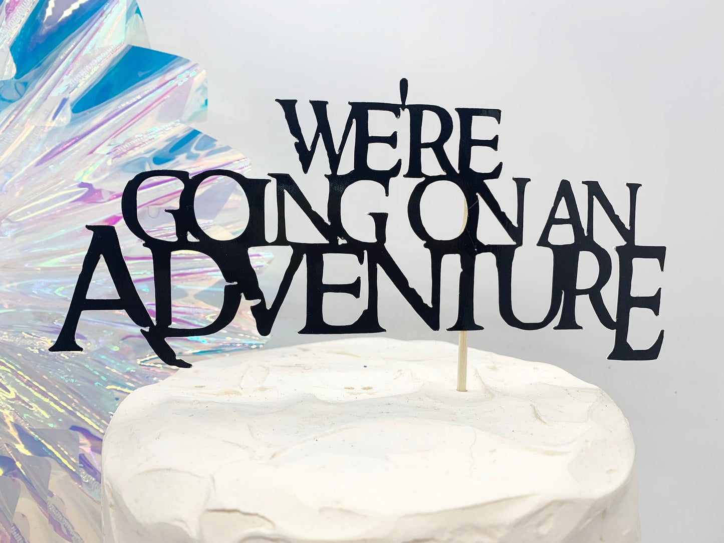 Resplendent Aurora | We're going on an Adventure Wedding Cake Topper