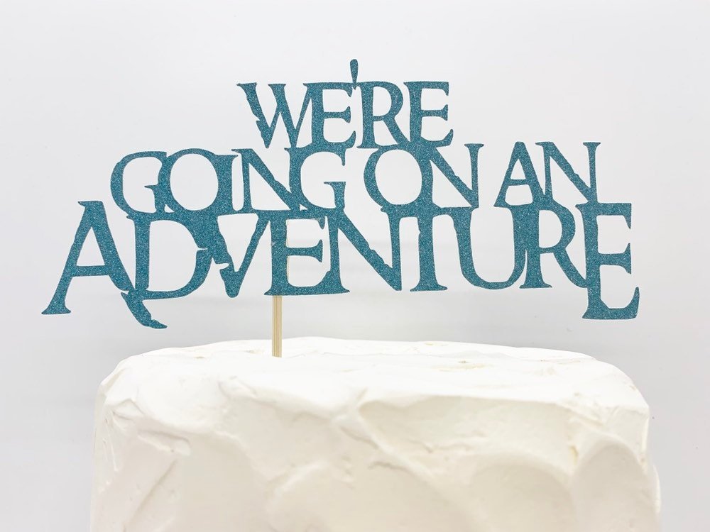 Resplendent Aurora | We're going on an Adventure Wedding Cake Topper