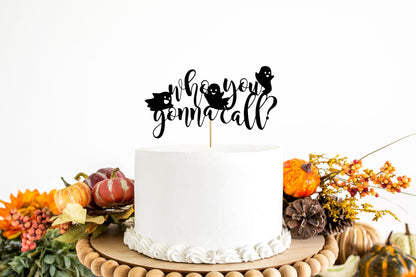 Resplendent Aurora | Who You Gonna Call Ghost Halloween cake topper