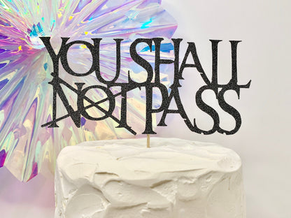 Resplendent Aurora | You Shall Pass Graduation Driving Test Cake Topper