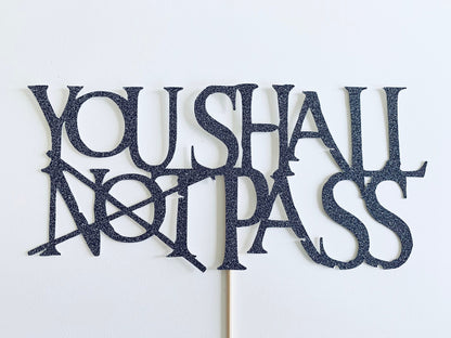 Resplendent Aurora | You Shall Pass Graduation Driving Test Cake Topper