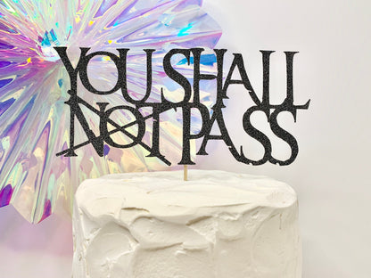 Resplendent Aurora | You Shall Pass Graduation Driving Test Cake Topper