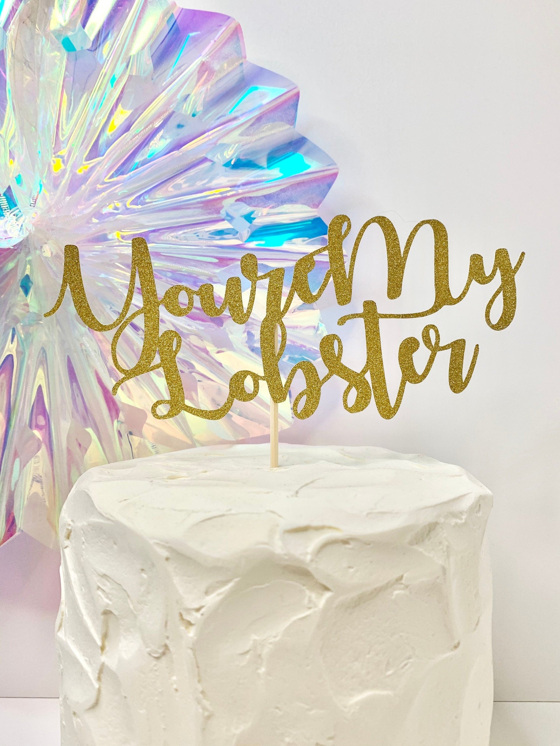 Resplendent Aurora | You’re My Lobster Wedding Cake Topper