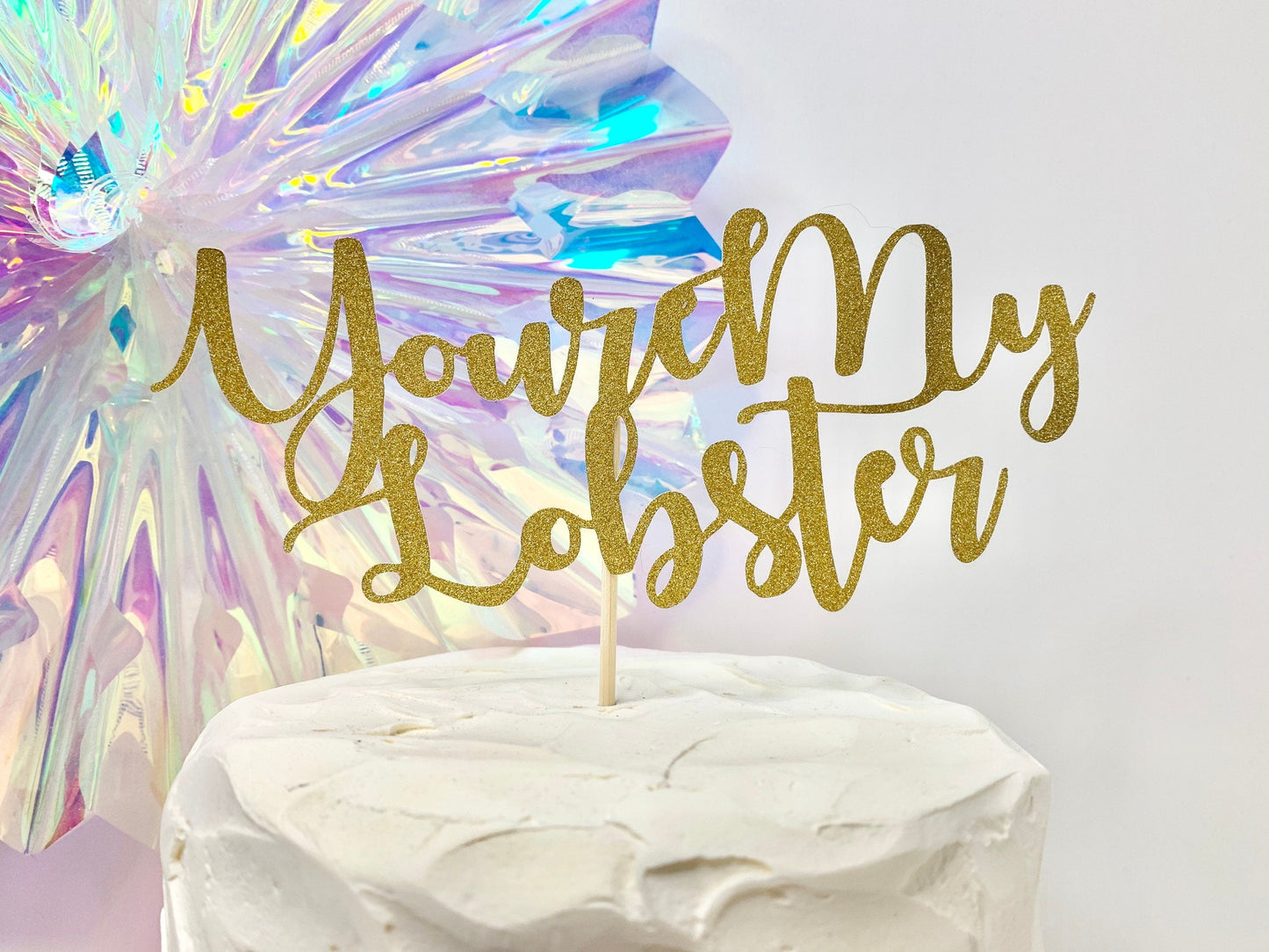 Resplendent Aurora | You’re My Lobster Wedding Cake Topper